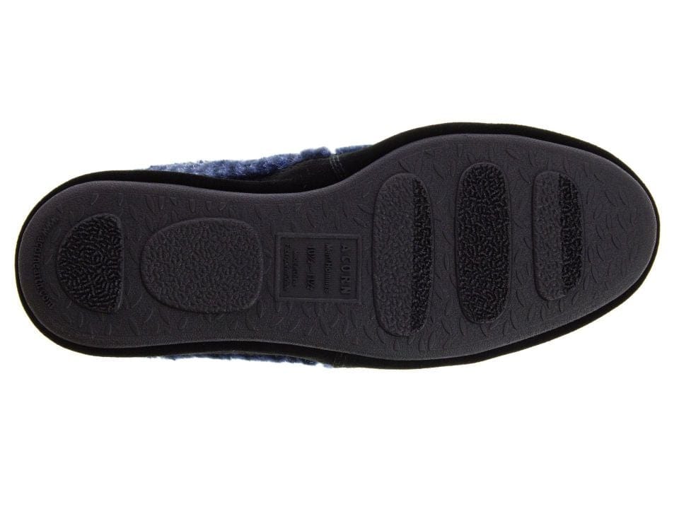 Acorn Men's Moc Slippers- Blue Check - Image 9