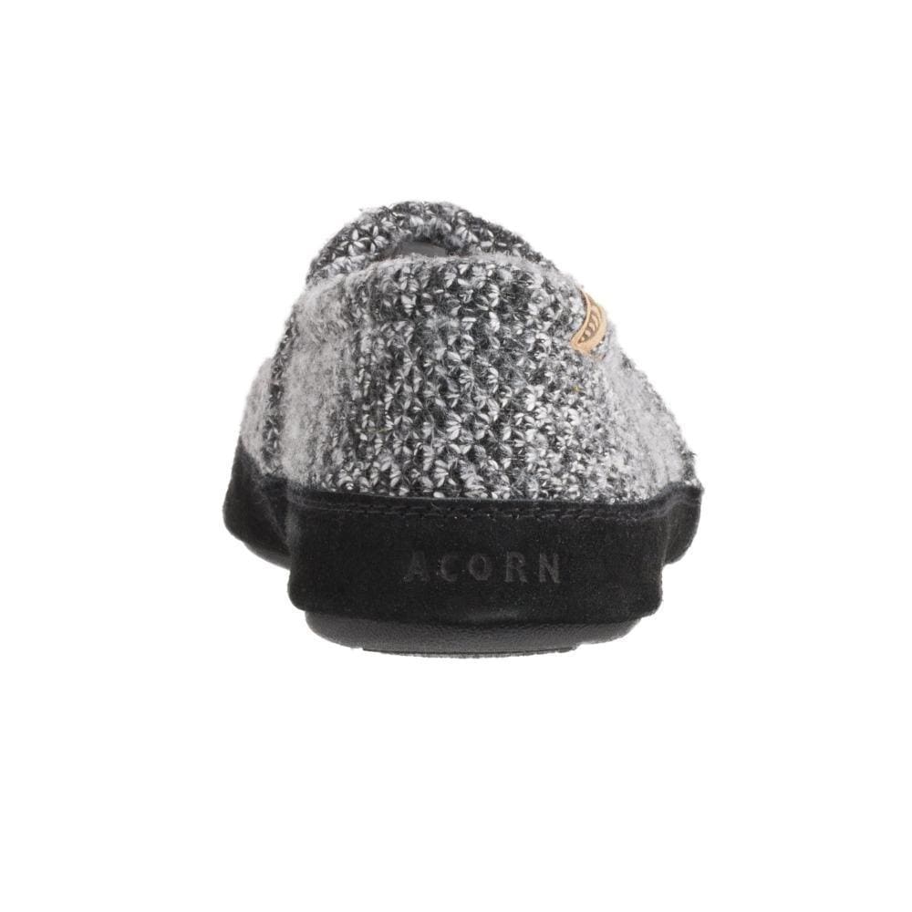 Acorn Men's Moc Slippers- Black Tweed - Image 3