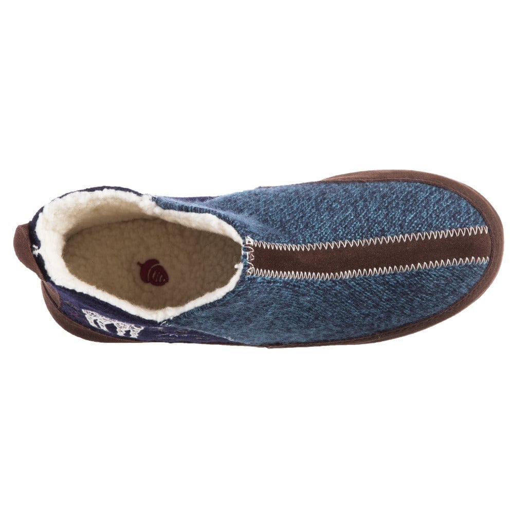 Acorn Women's Forest Bootie Slippers- Navy Moose - Image 3