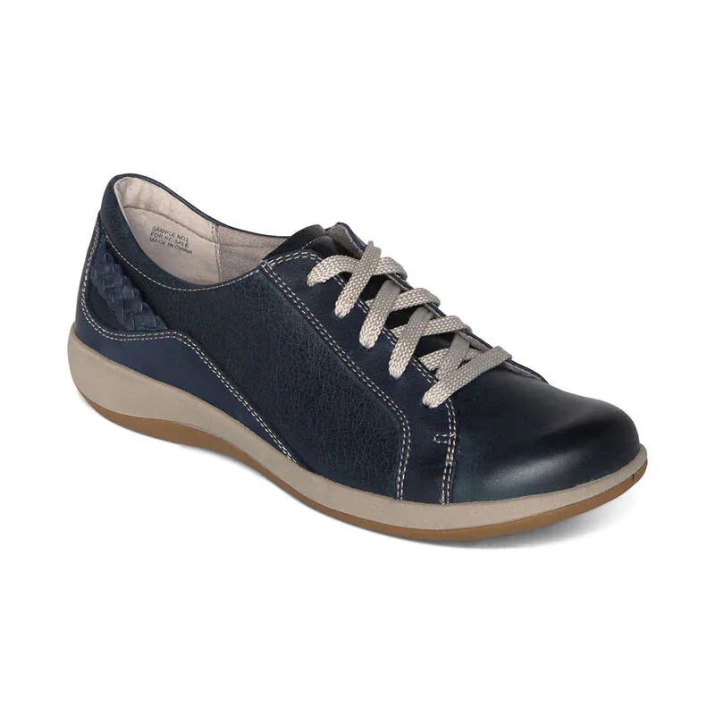 Aetrex Women's Dana Oxford Sneakers - Navy