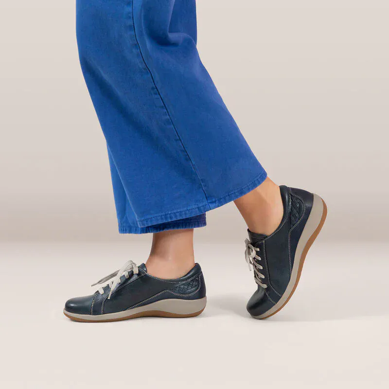 Aetrex Women's Dana Oxford Sneakers - Navy - Image 7