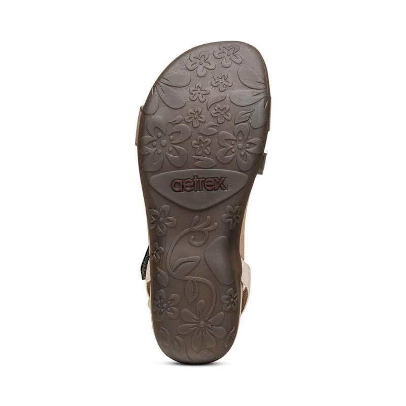 Aetrex Women's Gabby Sandals- Stone Multi - Image 6