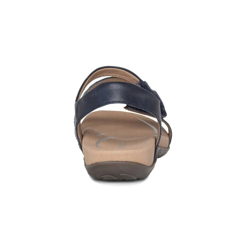 Aetrex Women's Jess Sandals- Navy - Image 4