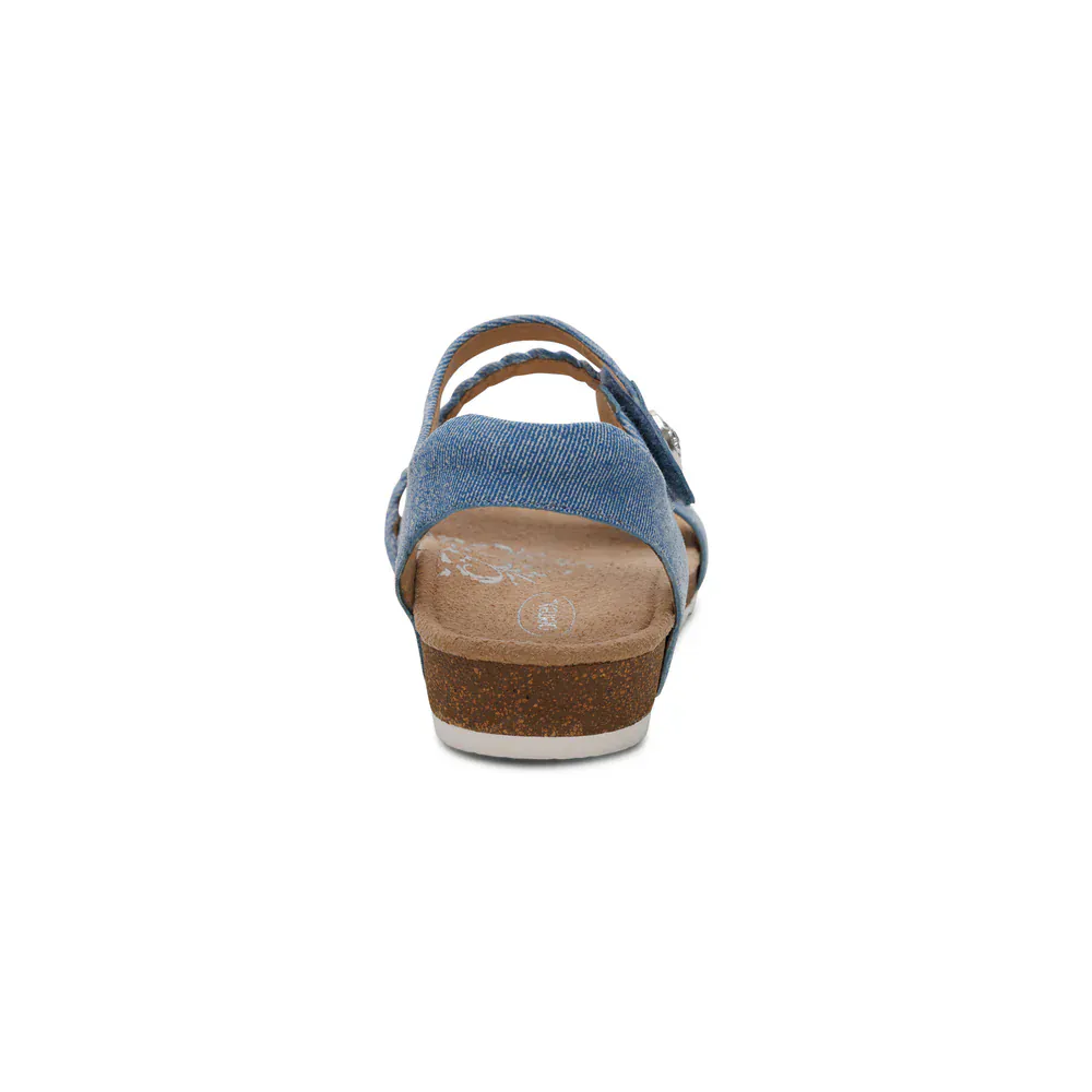 Aetrex Women's Jillian Sandals- Denim - Image 6