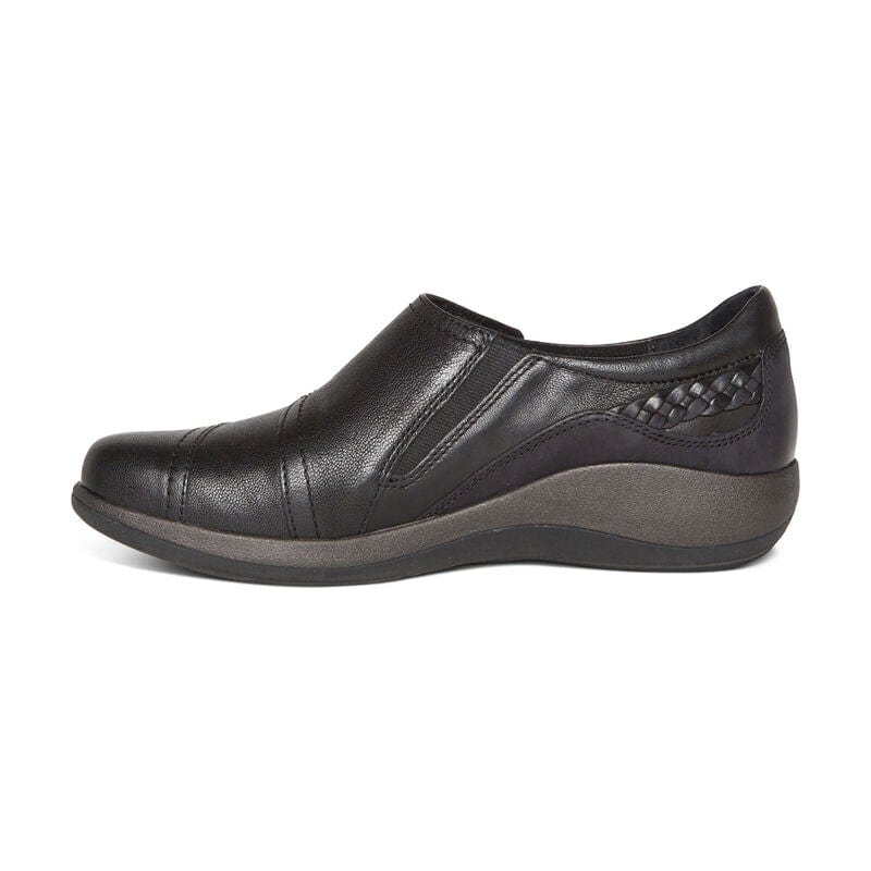 Aetrex Women's Karina Monk Strap Shoes- Black - Image 4