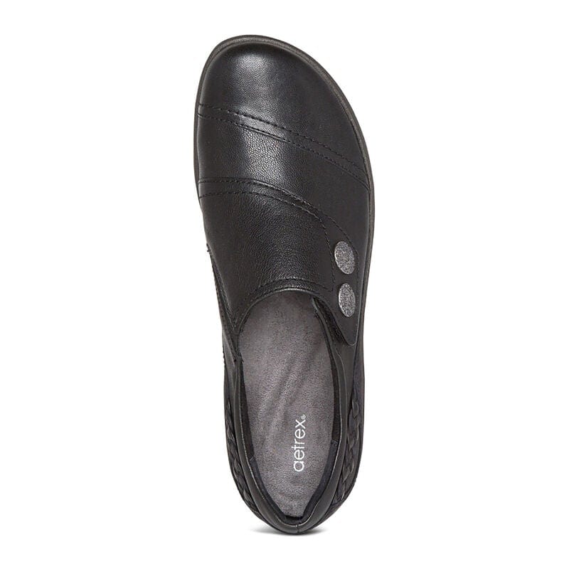 Aetrex Women's Karina Monk Strap Shoes- Black - Image 6