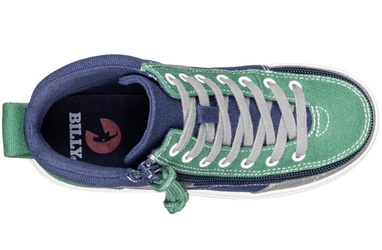 Billy Footwear Kid's Boys High Top Sneakers- Earth - Image 3