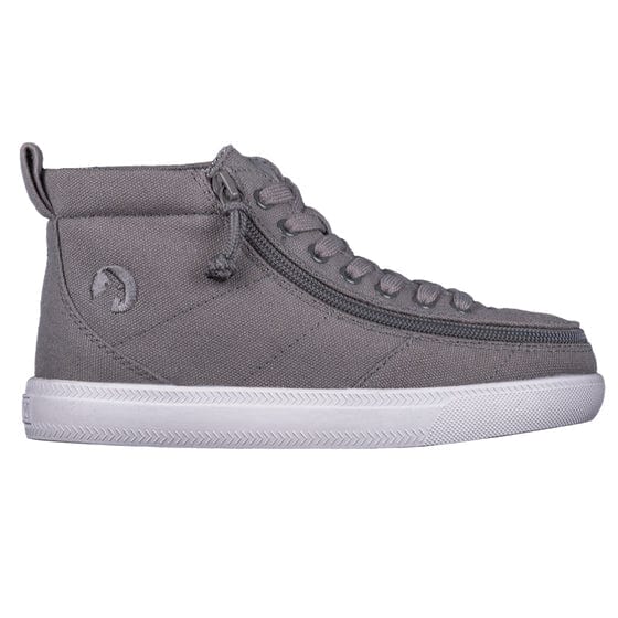 Billy Footwear Kid's Classic Lace High Top Sneakers - Dark Grey - Image 4