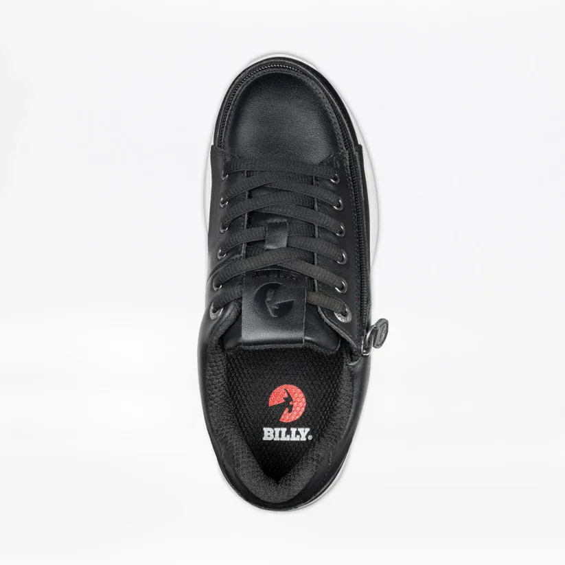 Billy Footwear Women's Leather Comfort Plush Sneakers- Black - Image 2