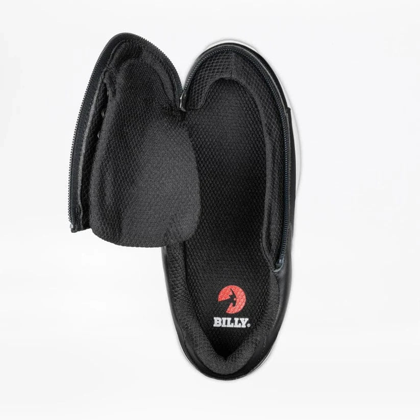 Billy Footwear Women's Leather Comfort Plush Sneakers- Black - Image 3
