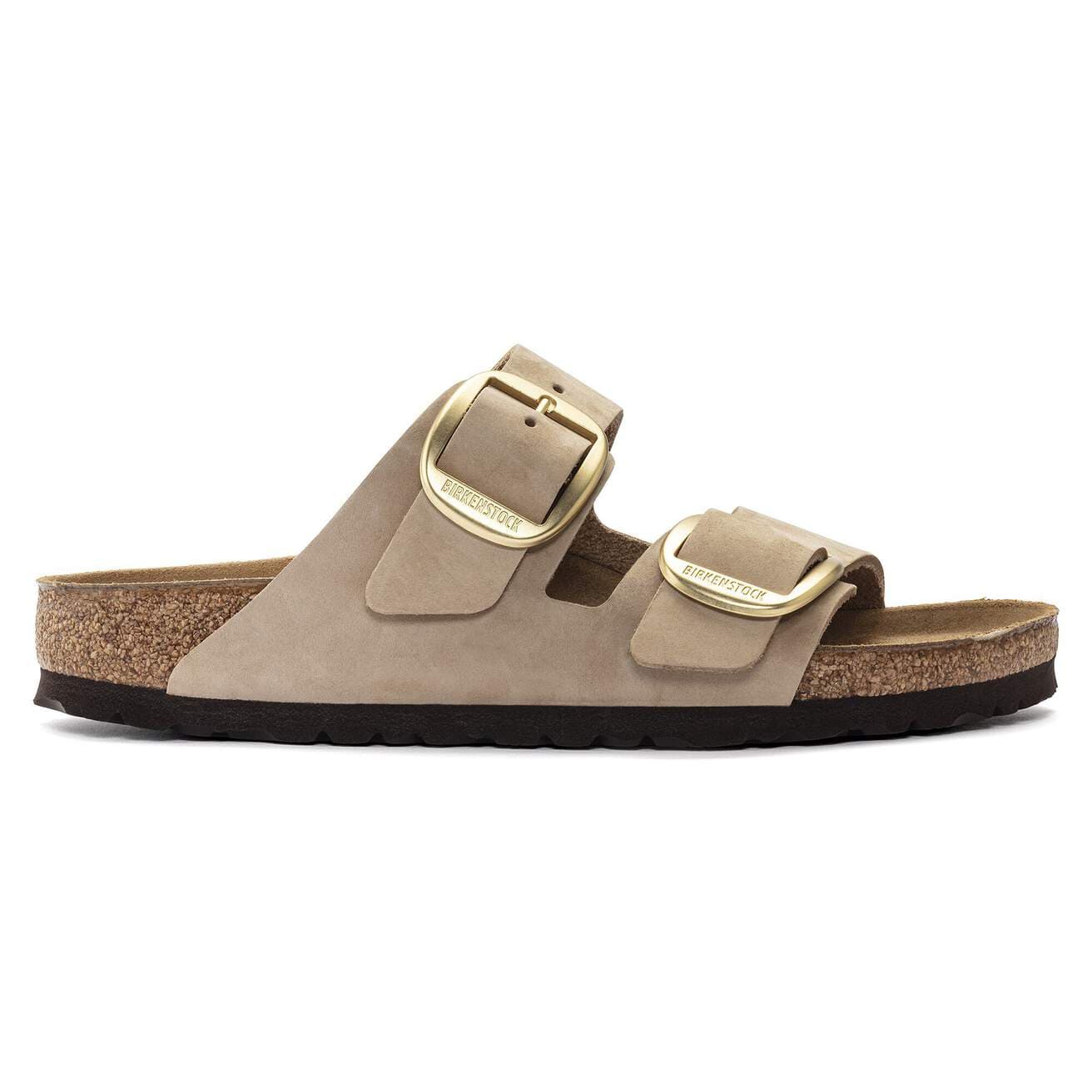 Birkenstock Arizona Big Buckle Sandals- Sandcastle Nubuck Leather - Image 2