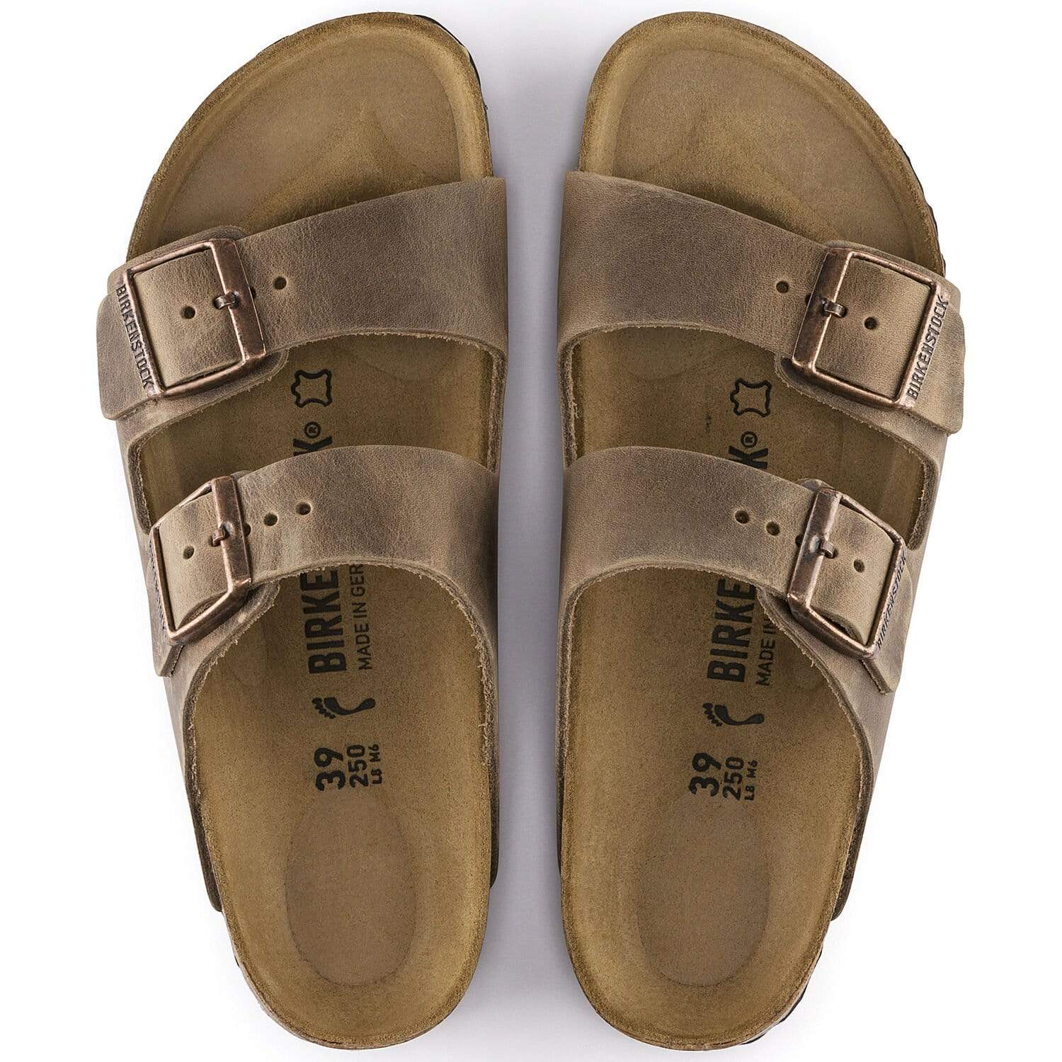 Birkenstock Arizona Sandals- Tobacco Brown Oiled Leather - Image 6