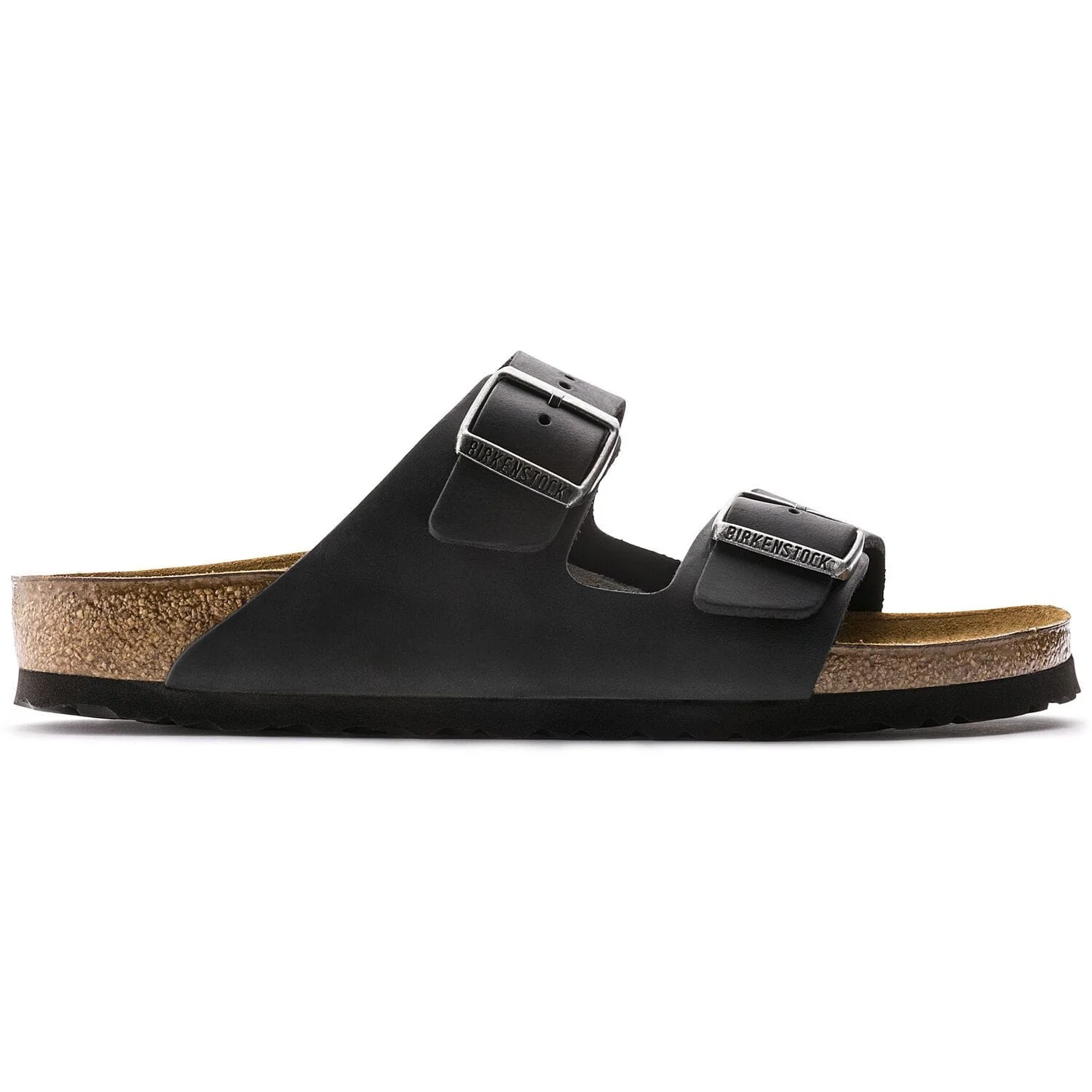 Birkenstock Arizona Sandals- Black Oiled Leather - Image 4