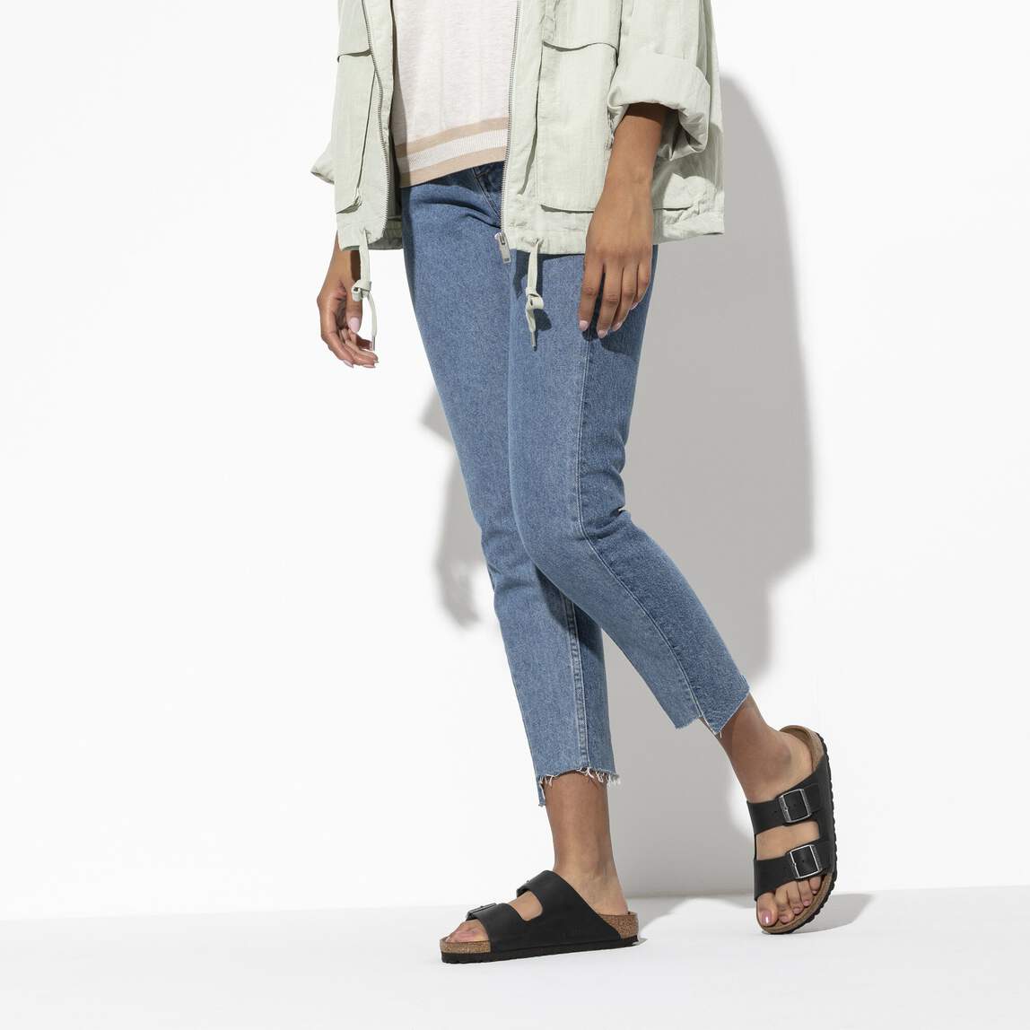 Birkenstock Arizona Sandals- Black Oiled Leather - Image 9