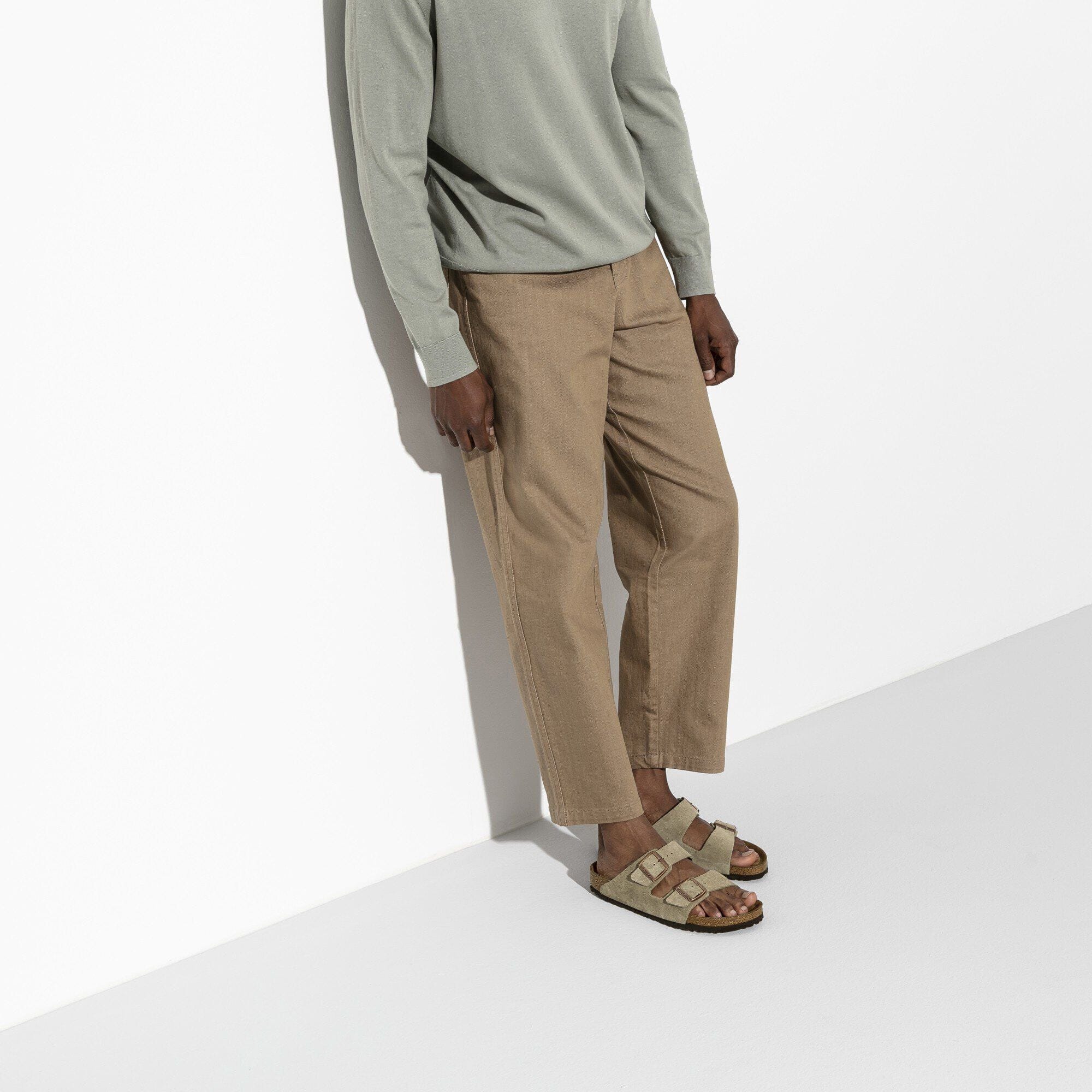 Birkenstock Arizona Sandals (Soft Footbed)- Taupe Suede - Image 5