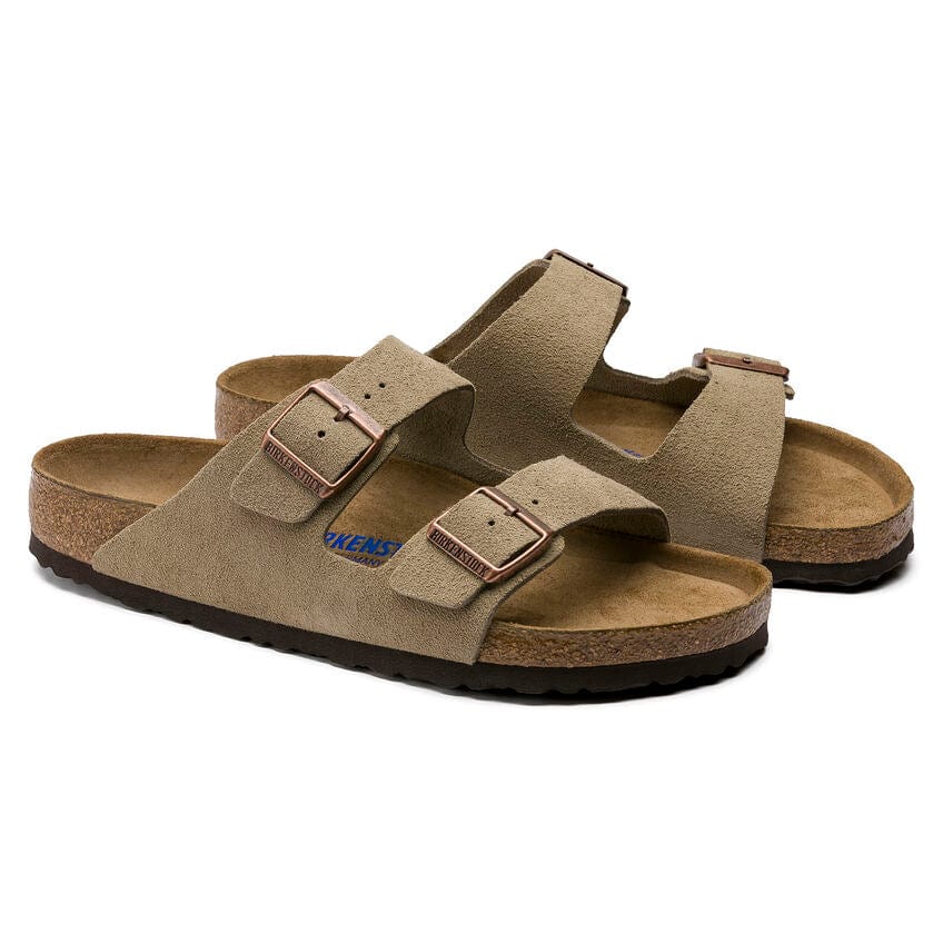 Birkenstock Arizona Sandals (Soft Footbed)- Taupe Suede - Image 6