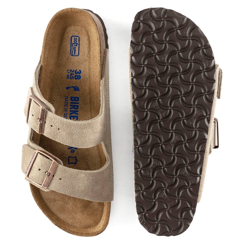Birkenstock Arizona Sandals (Soft Footbed)- Taupe Suede - Image 8