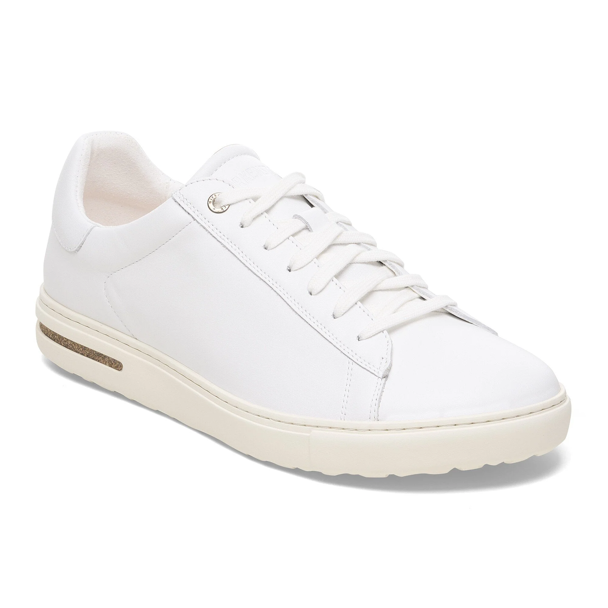 Birkenstock Bend Low Shoes- White Leather