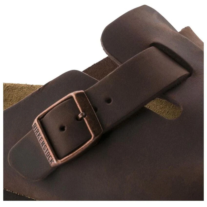 Birkenstock Boston Clogs (Soft Footbed)- Habana Oiled Leather - Image 3