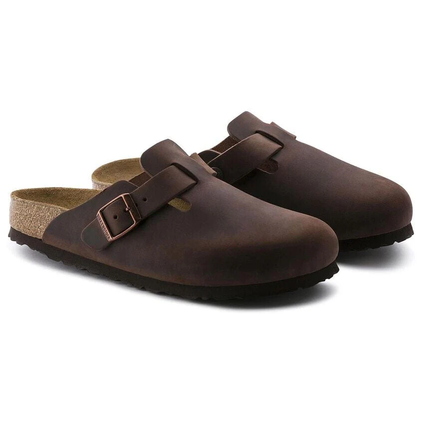 Birkenstock Boston Clogs (Soft Footbed)- Habana Oiled Leather - Image 4