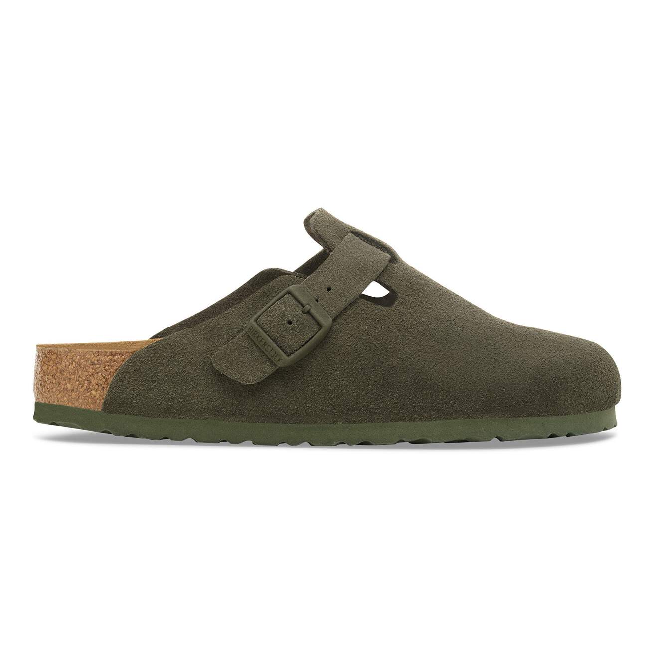 Birkenstock Boston Clogs- Thyme Suede - Image 3