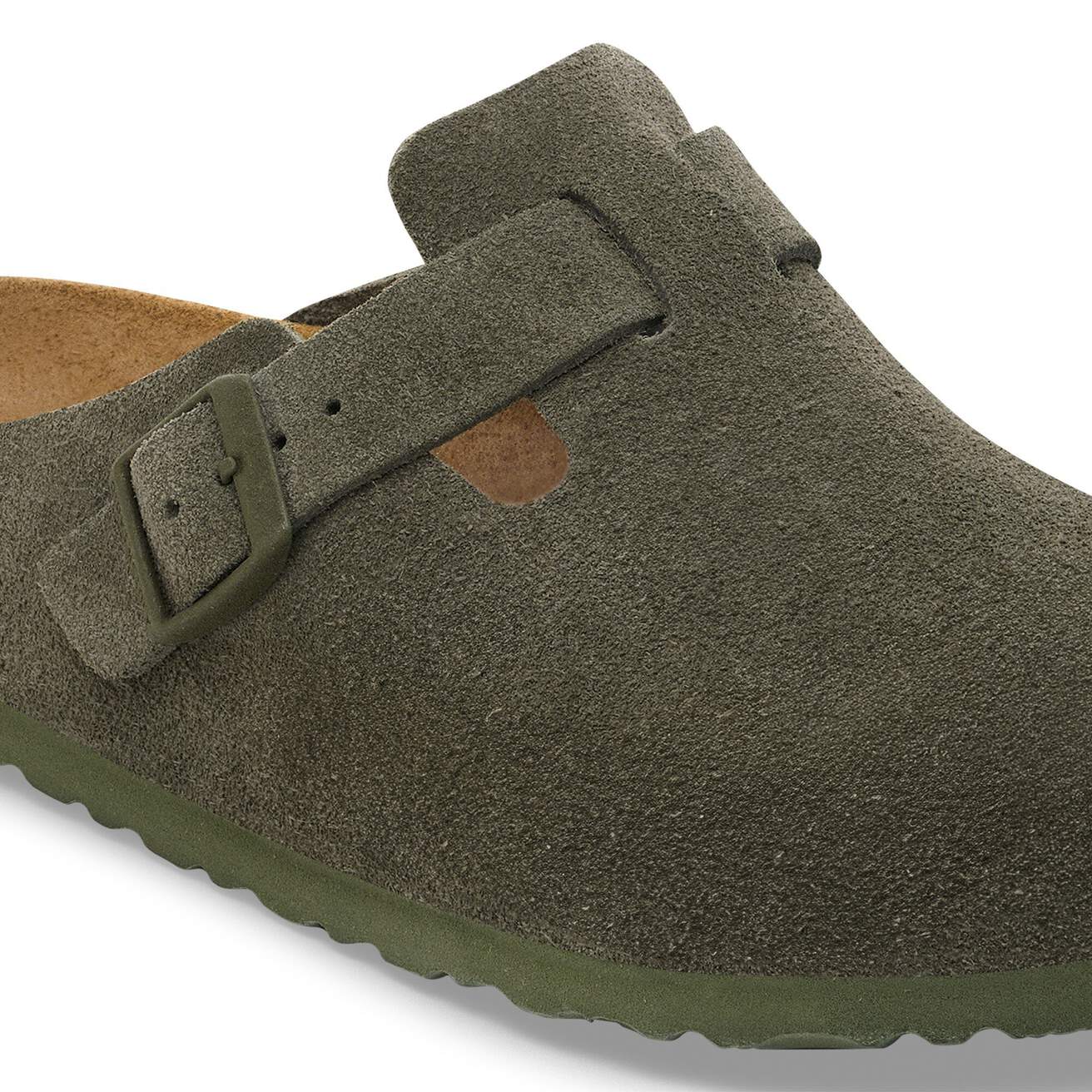 Birkenstock Boston Clogs- Thyme Suede - Image 5