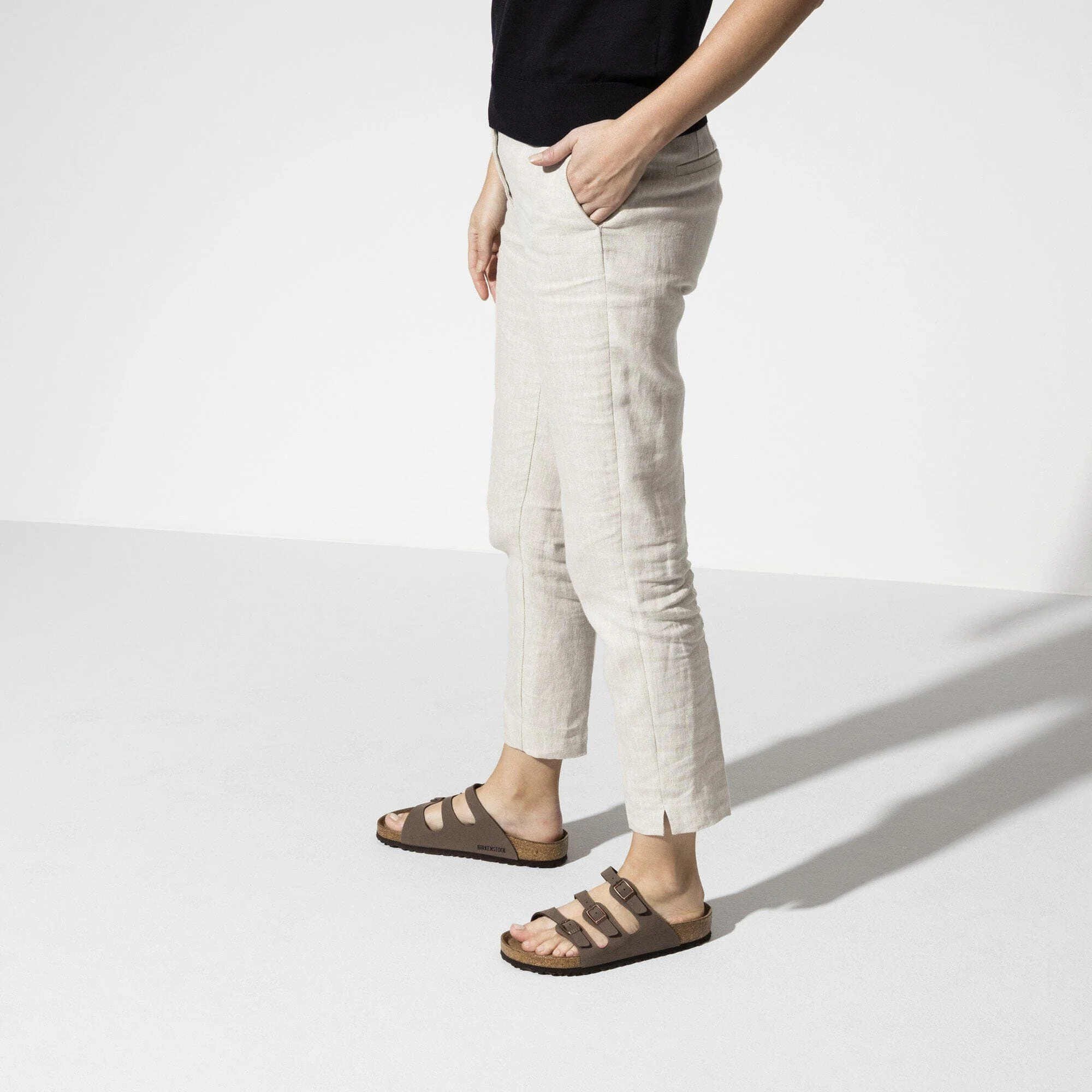 Birkenstock Florida Sandals (Soft Footbed)- Mocha - Image 3