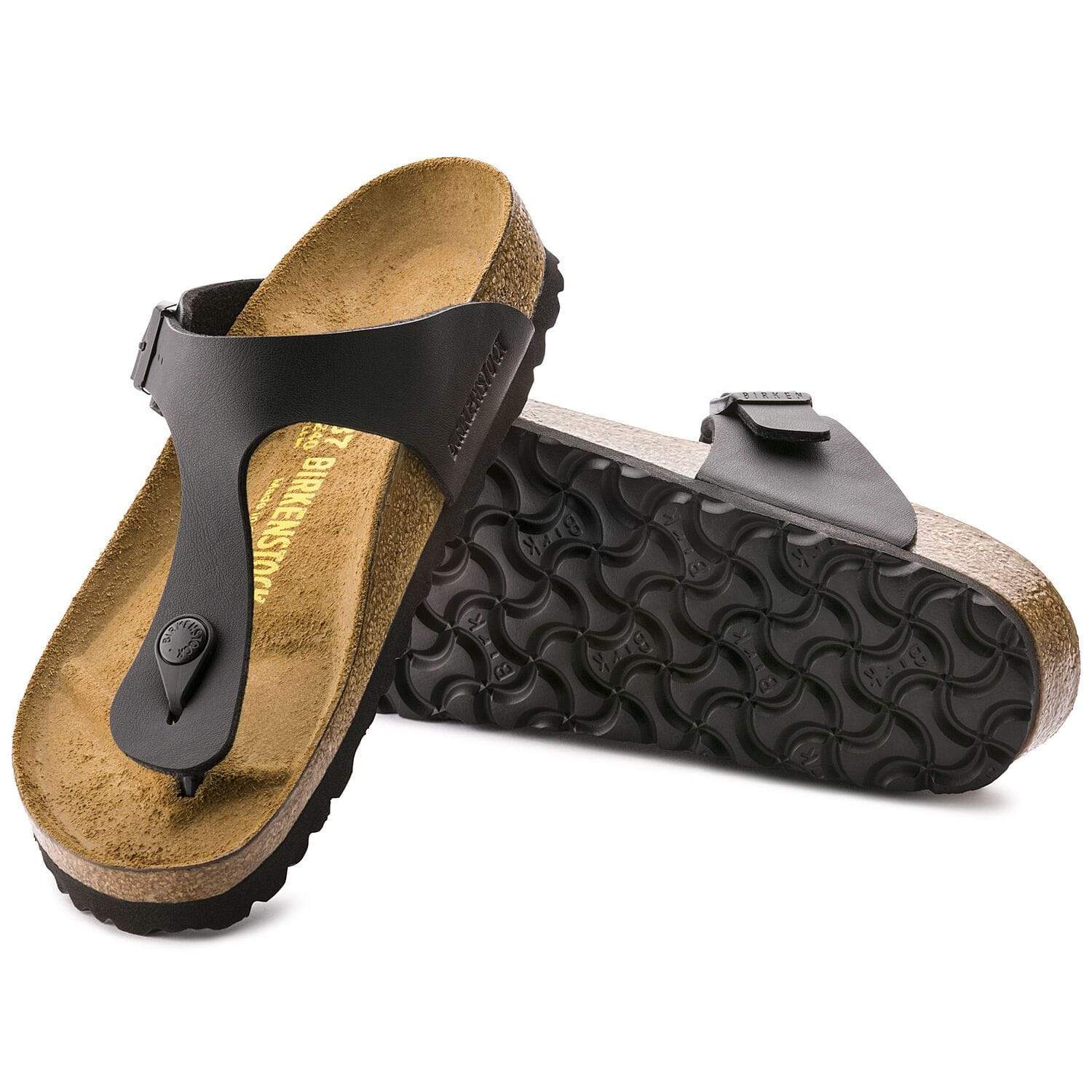 Birkenstock Gizeh Sandals - Black Birko-Flor - Image 4