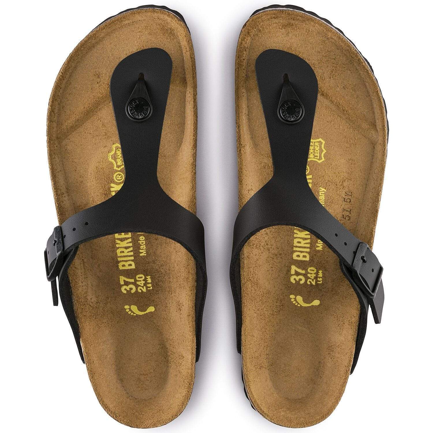 Birkenstock Gizeh Sandals - Black Birko-Flor - Image 6