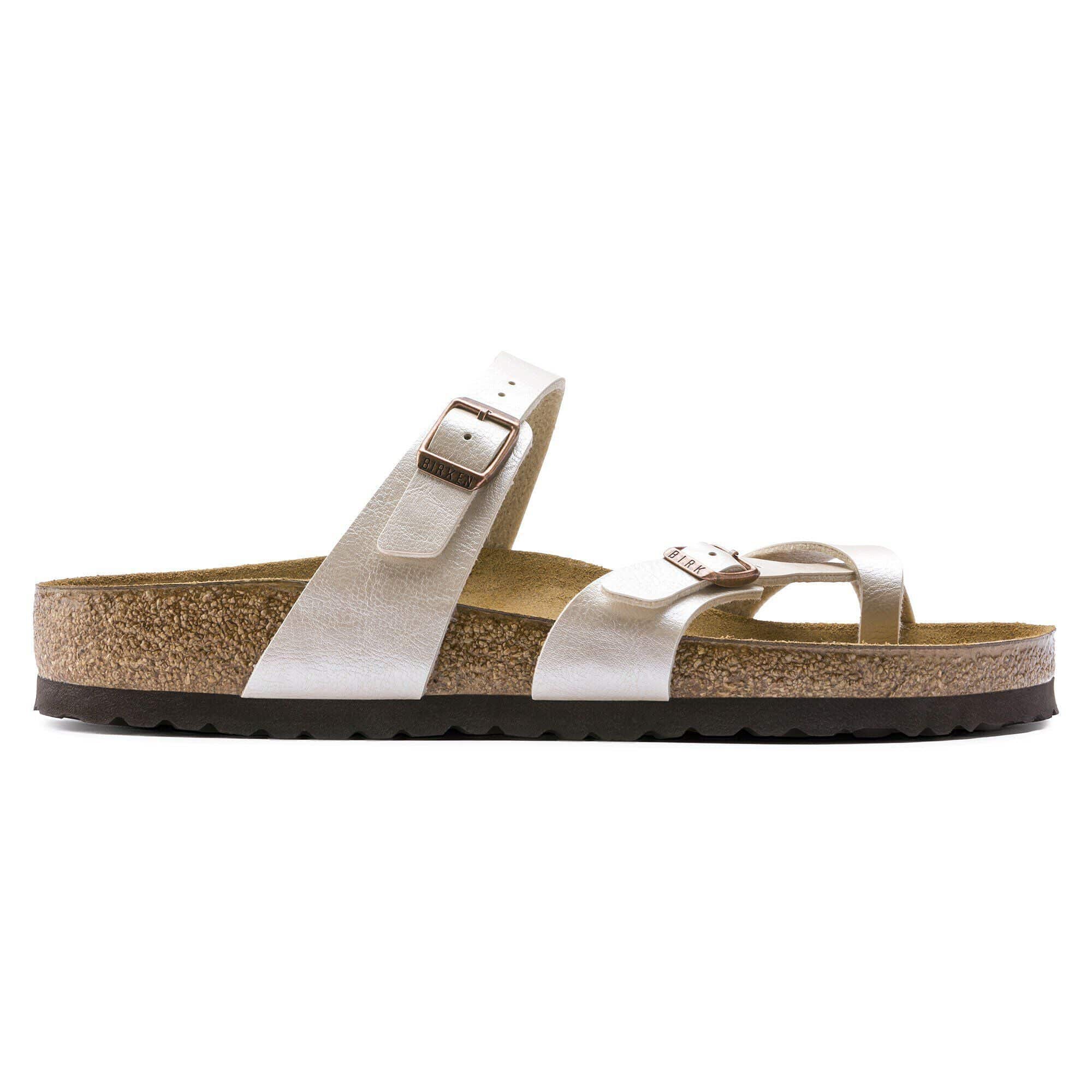 Birkenstock Mayari Sandals- Graceful Pearl White Birko-Flor - Image 2