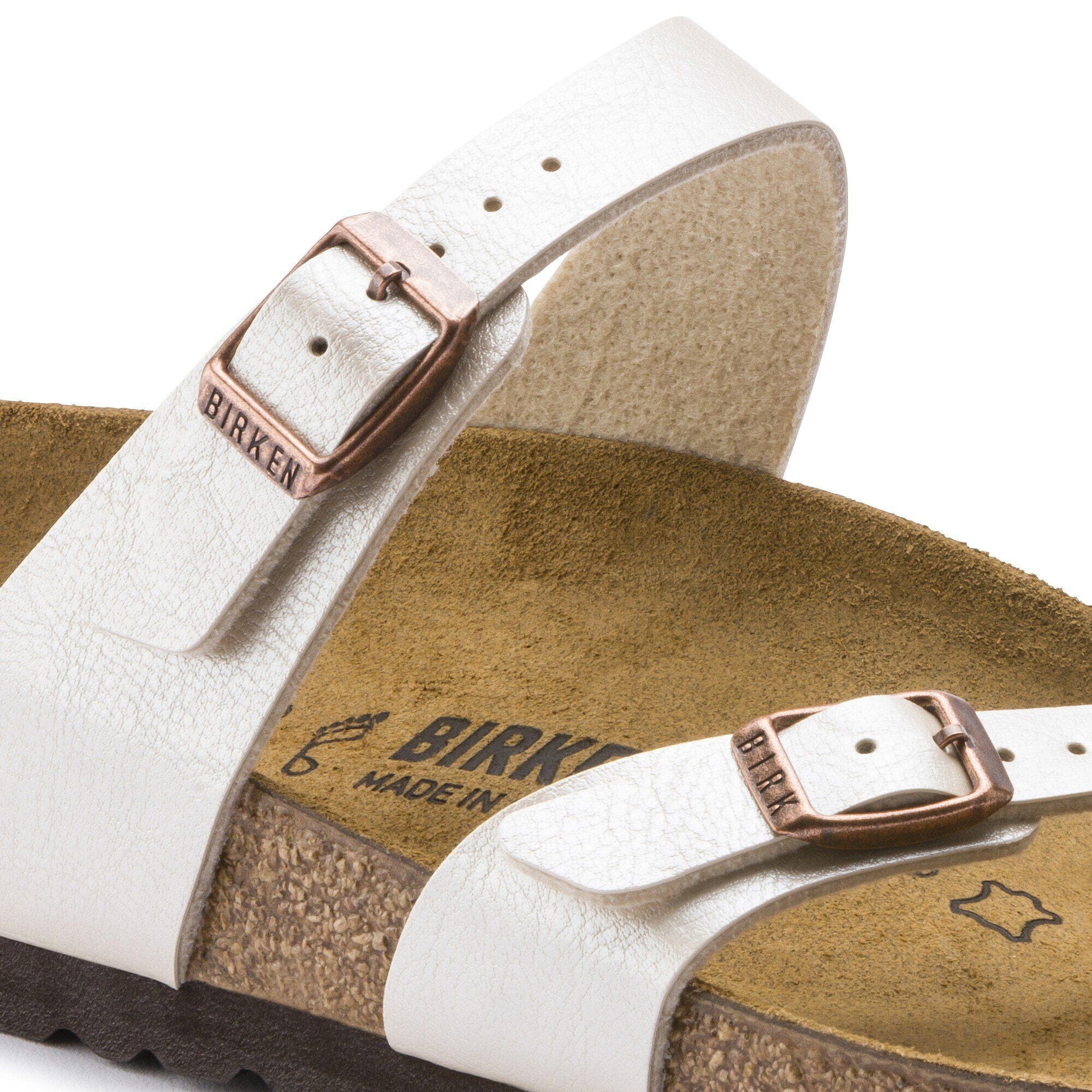 Birkenstock Mayari Sandals- Graceful Pearl White Birko-Flor - Image 7