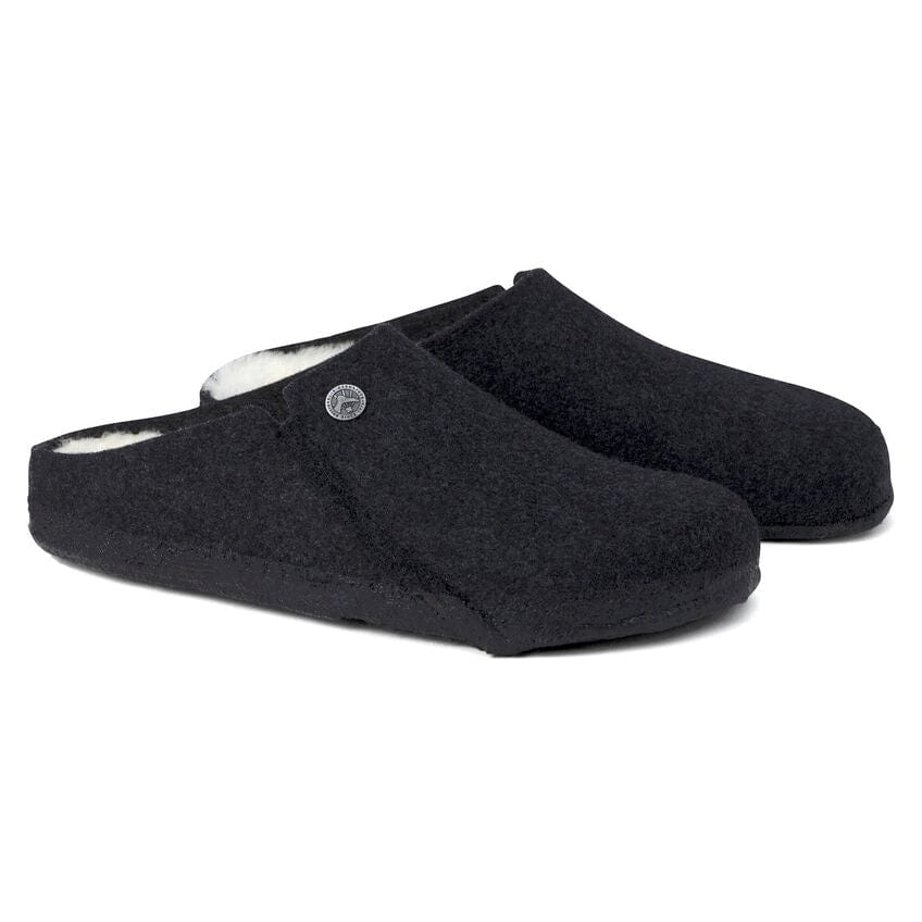 Birkenstock Zermatt Shearling Wool Slippers- Anthracite - Image 7