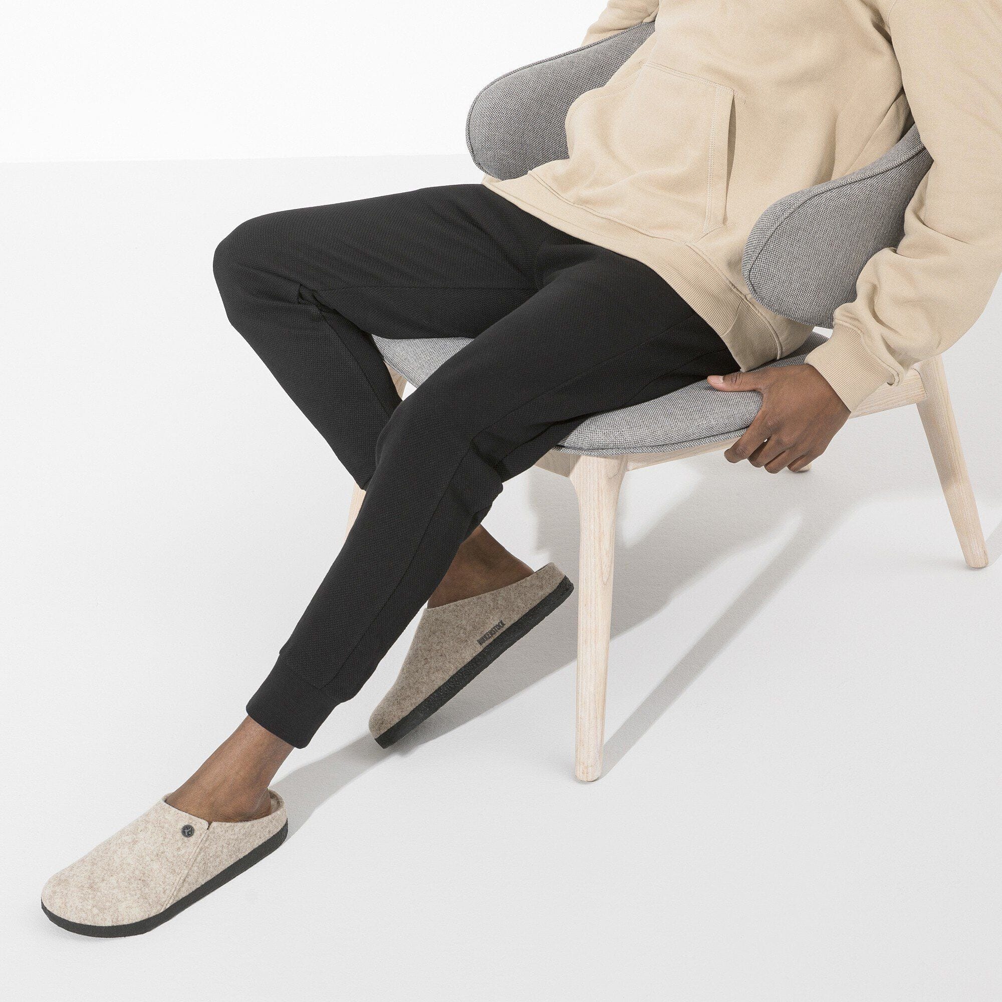 Birkenstock Zermatt Shearling Wool Slippers- Eggshell - Image 8