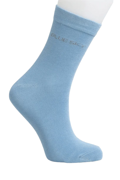 Blue Sky Womens Bamboo Crew Socks- (1 pair) - Image 4