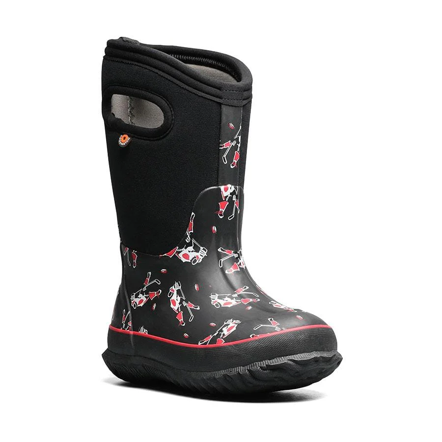 Bogs Kids Classic Boots- Black/ Hockey - Image 3