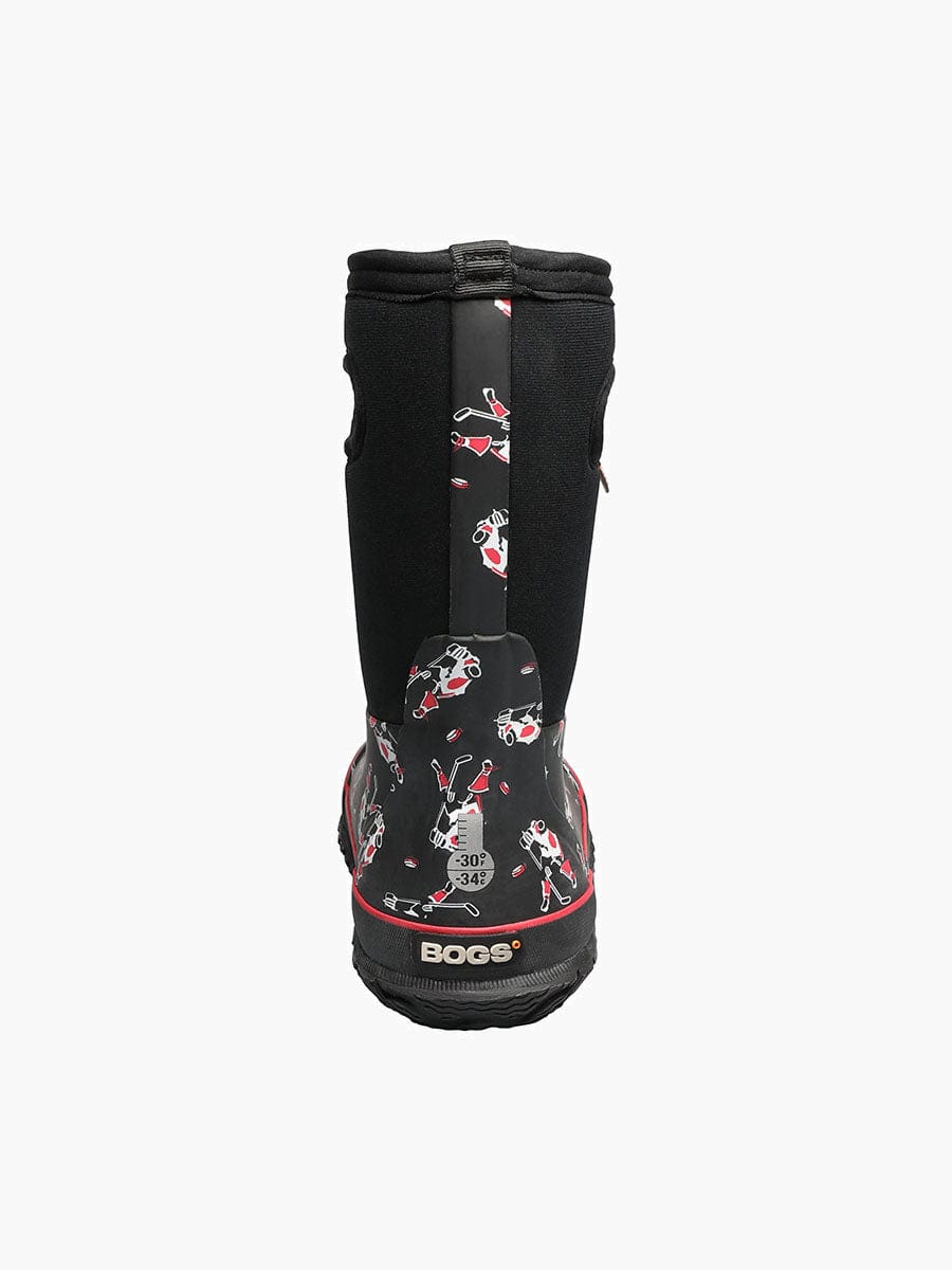 Bogs Kids Classic Boots- Black/ Hockey - Image 6