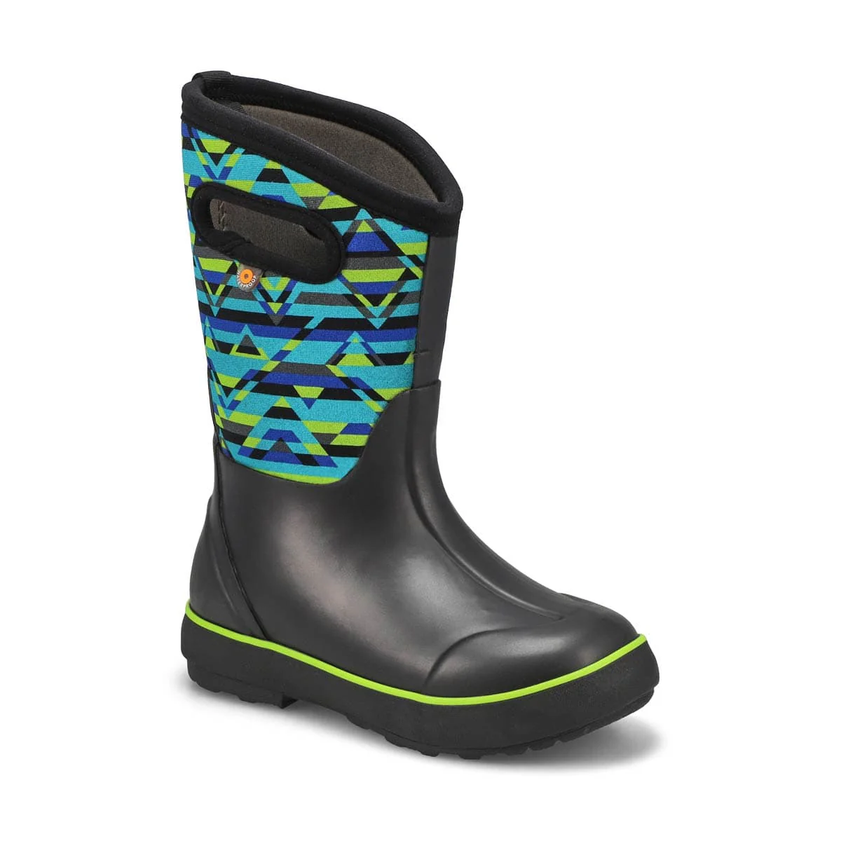 Bogs Kids Classic Boots - Black/ Geo - Image 2