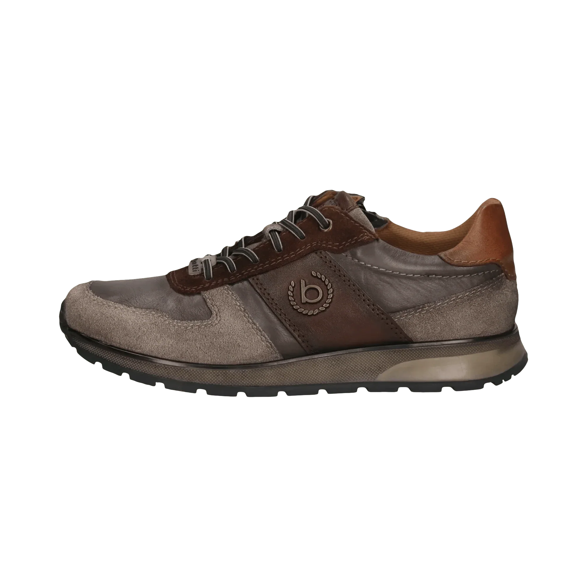 Bugatti Men's Edmund Leather Sneakers- Dark Grey - Image 2