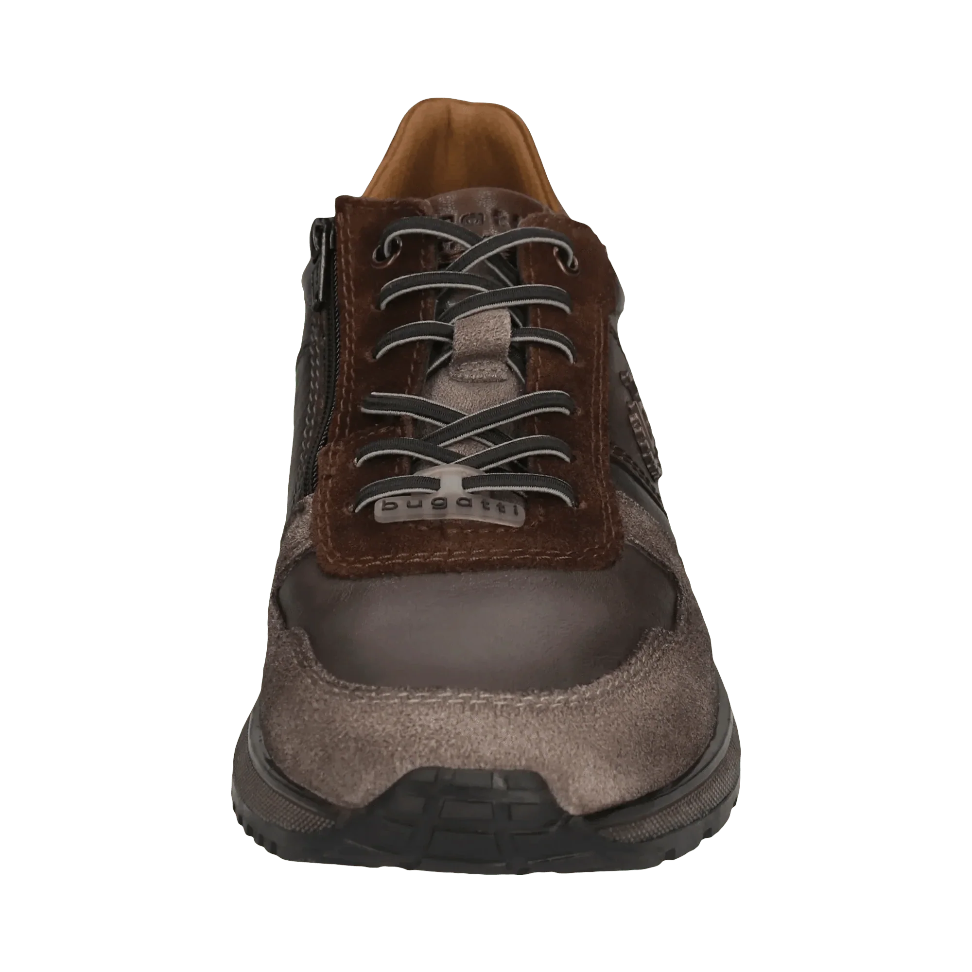 Bugatti Men's Edmund Leather Sneakers- Dark Grey - Image 4