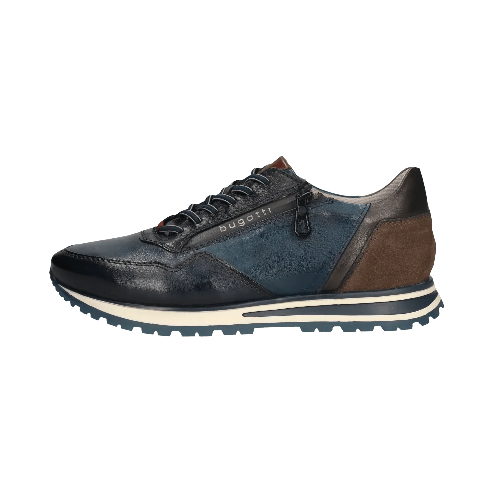 Bugatti Men's Philip Leather Sneakers- Dark Blue - Image 2