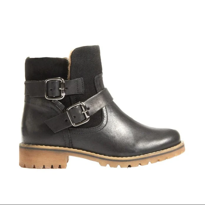 Bulle Women's Catser Zip Winter Boots- Black