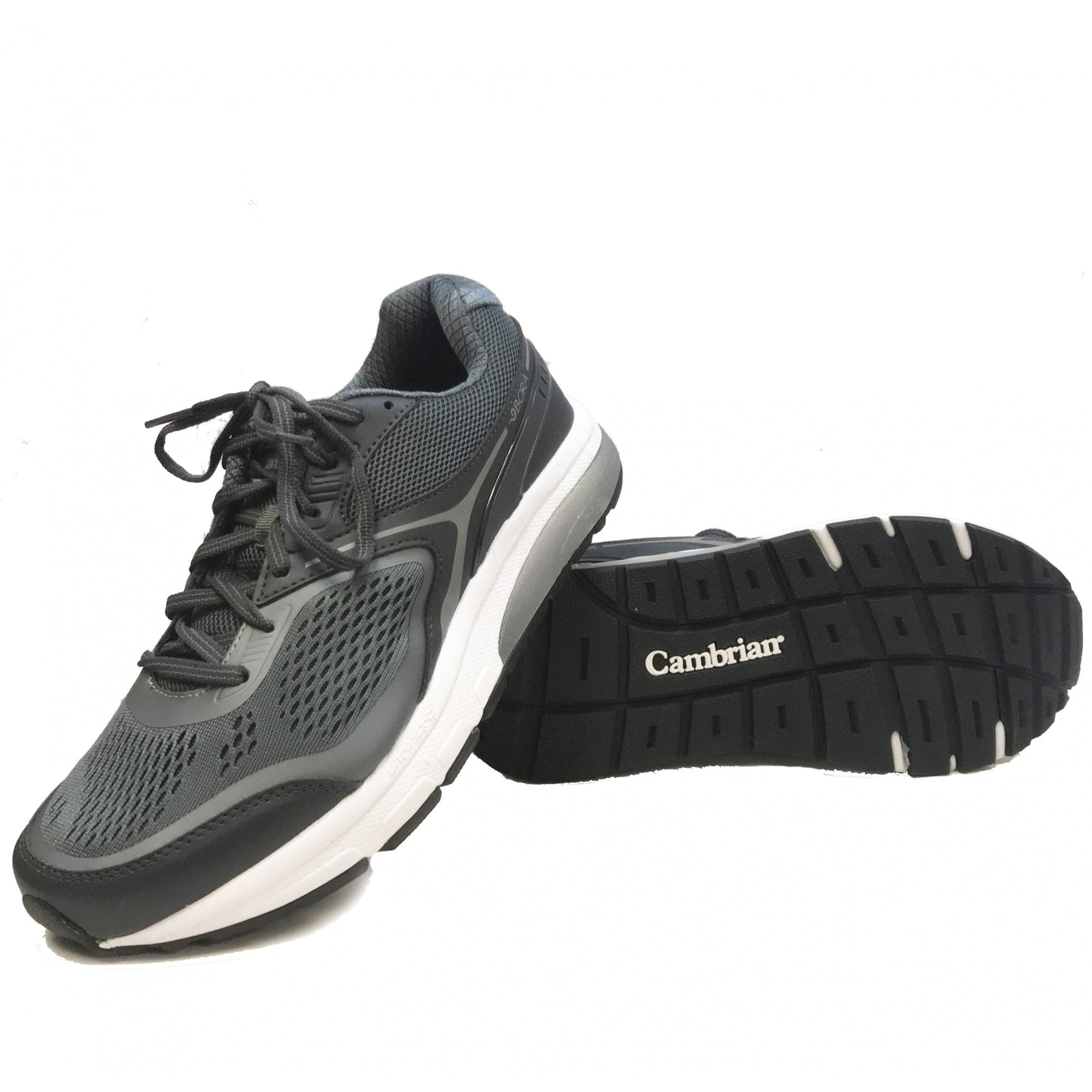 Cambrian Men's Bora Walking Shoes- Black - Image 2