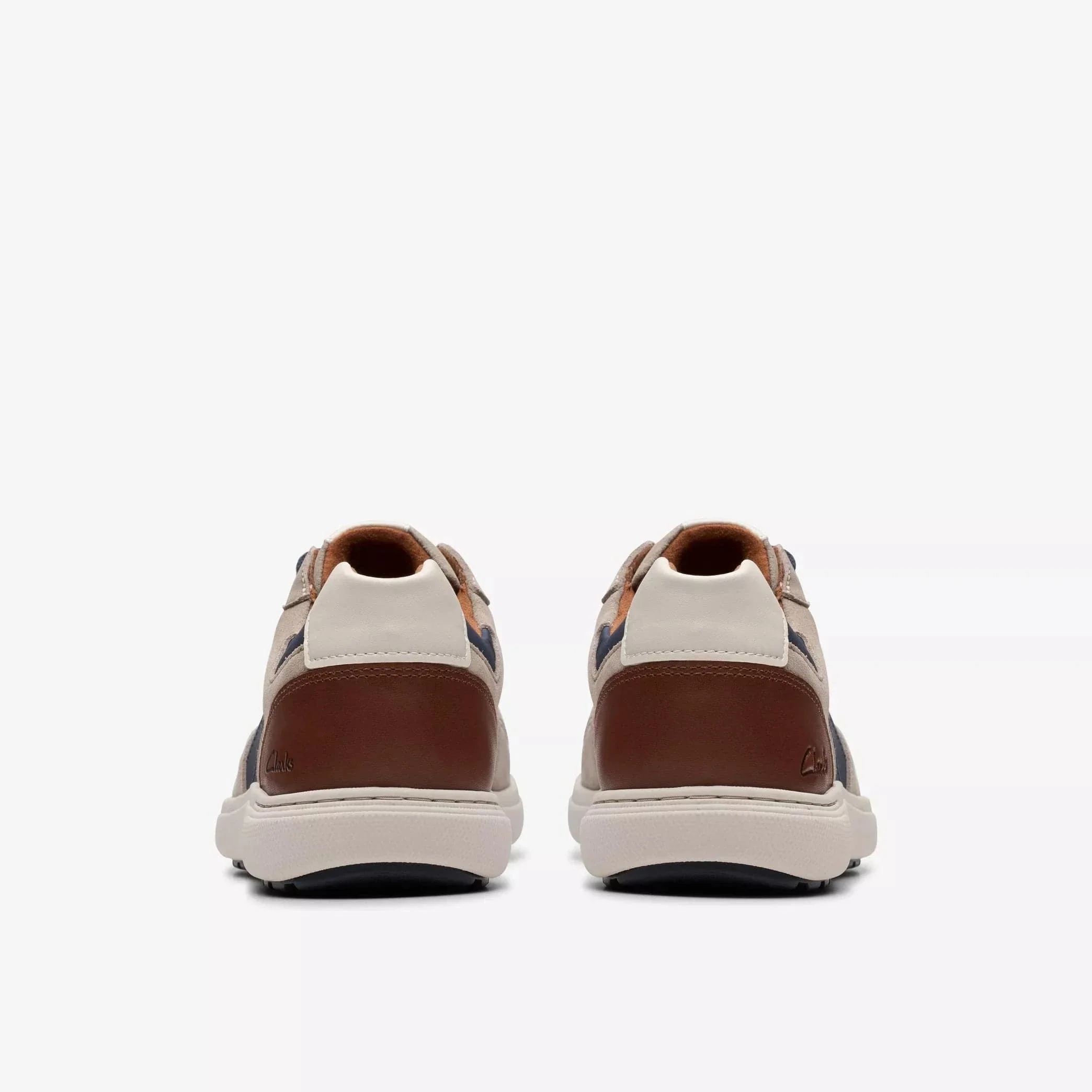 Clarks Men's Mapstone Sport Sneakers- Grey Combi - Image 5