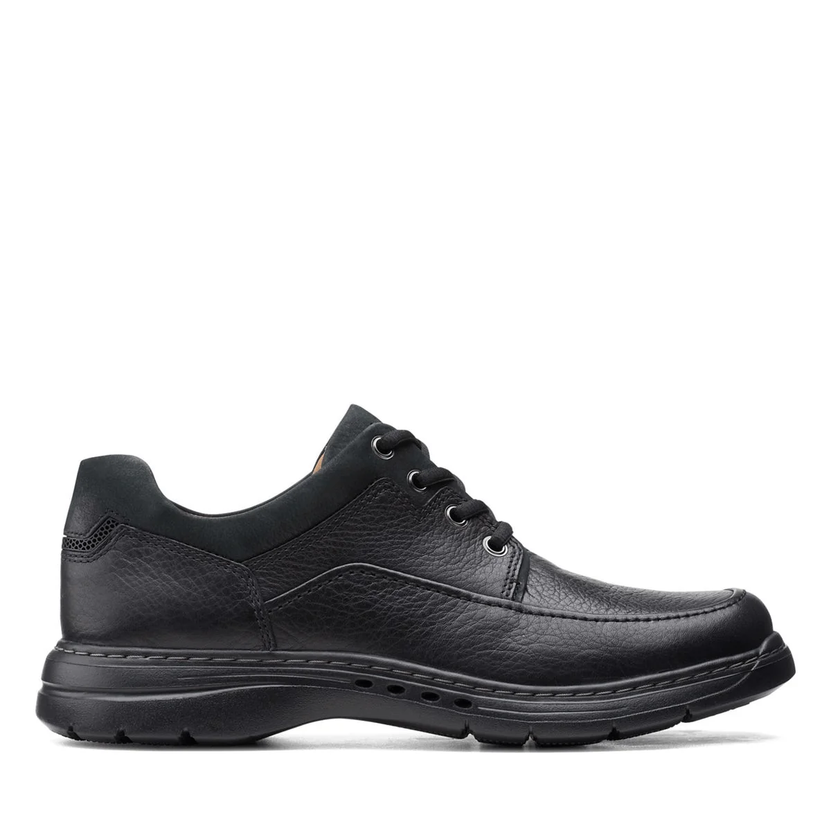 Clarks Men's Un Brawley Lace Up Shoes- Black