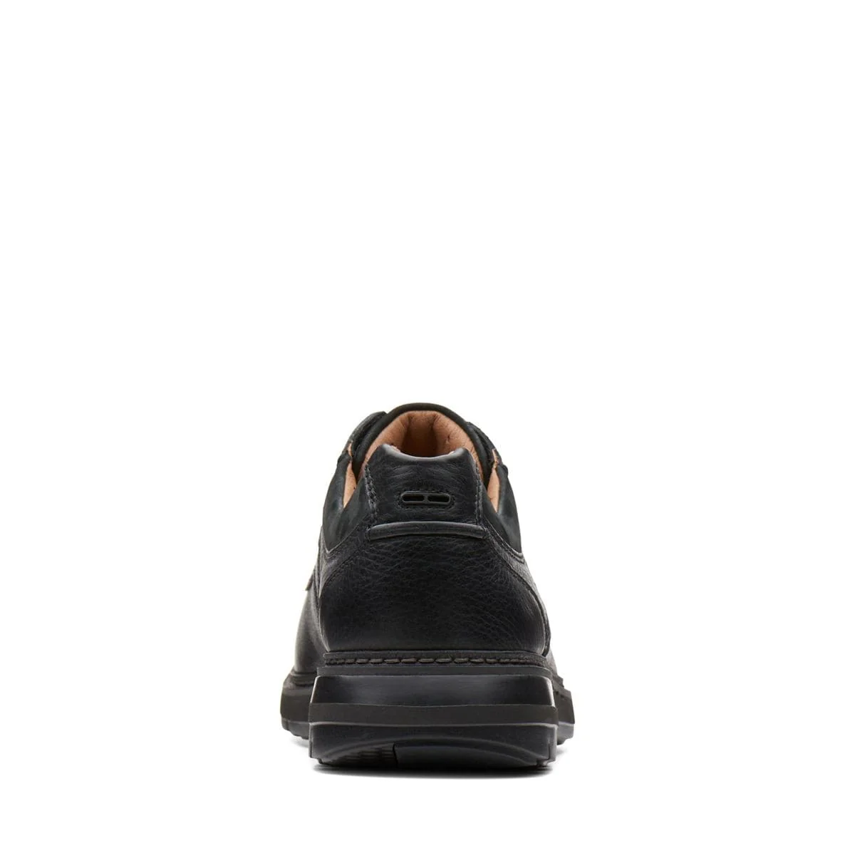 Clarks Men's Un Ramble Lace Shoes- Black Leather - Image 6