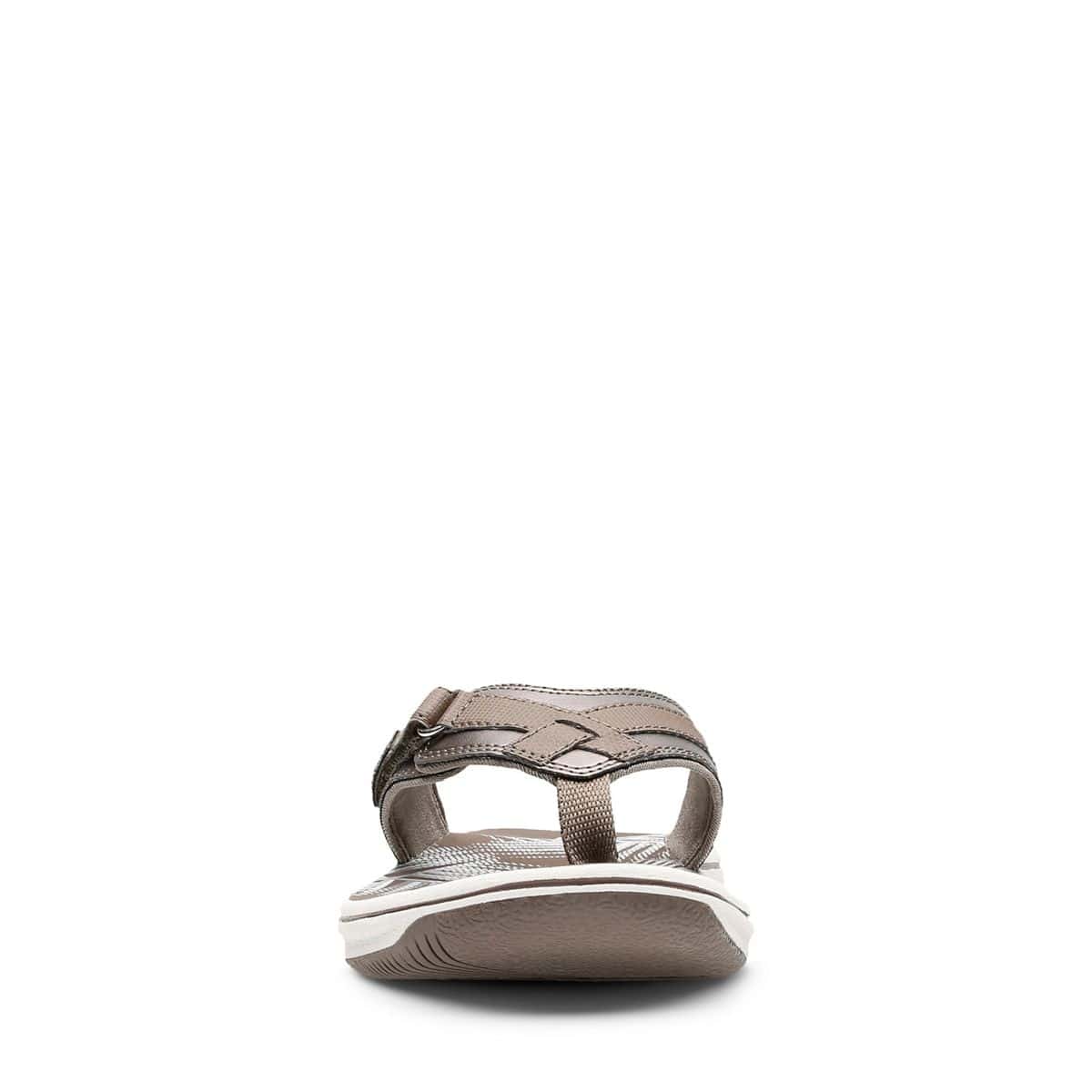 Clarks Women's Breeze Sea Flips- Pewter - Image 3