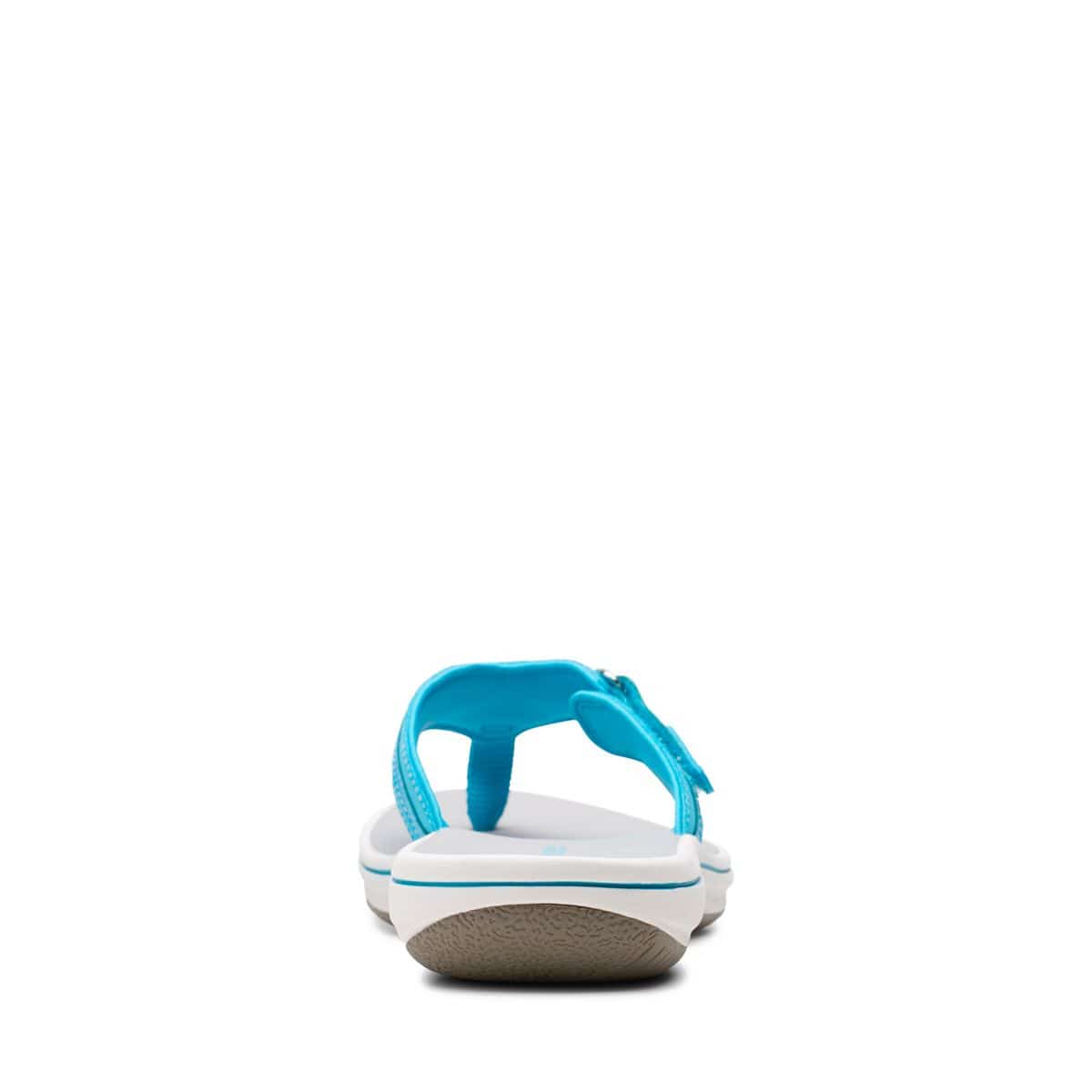 Clarks Women's Breeze Sea Flips- Aqua - Image 6
