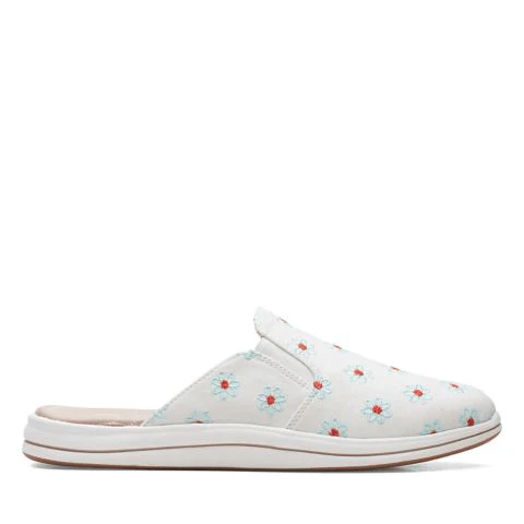 Clarks Women's Breeze Shore Shoes- Natural Canvas