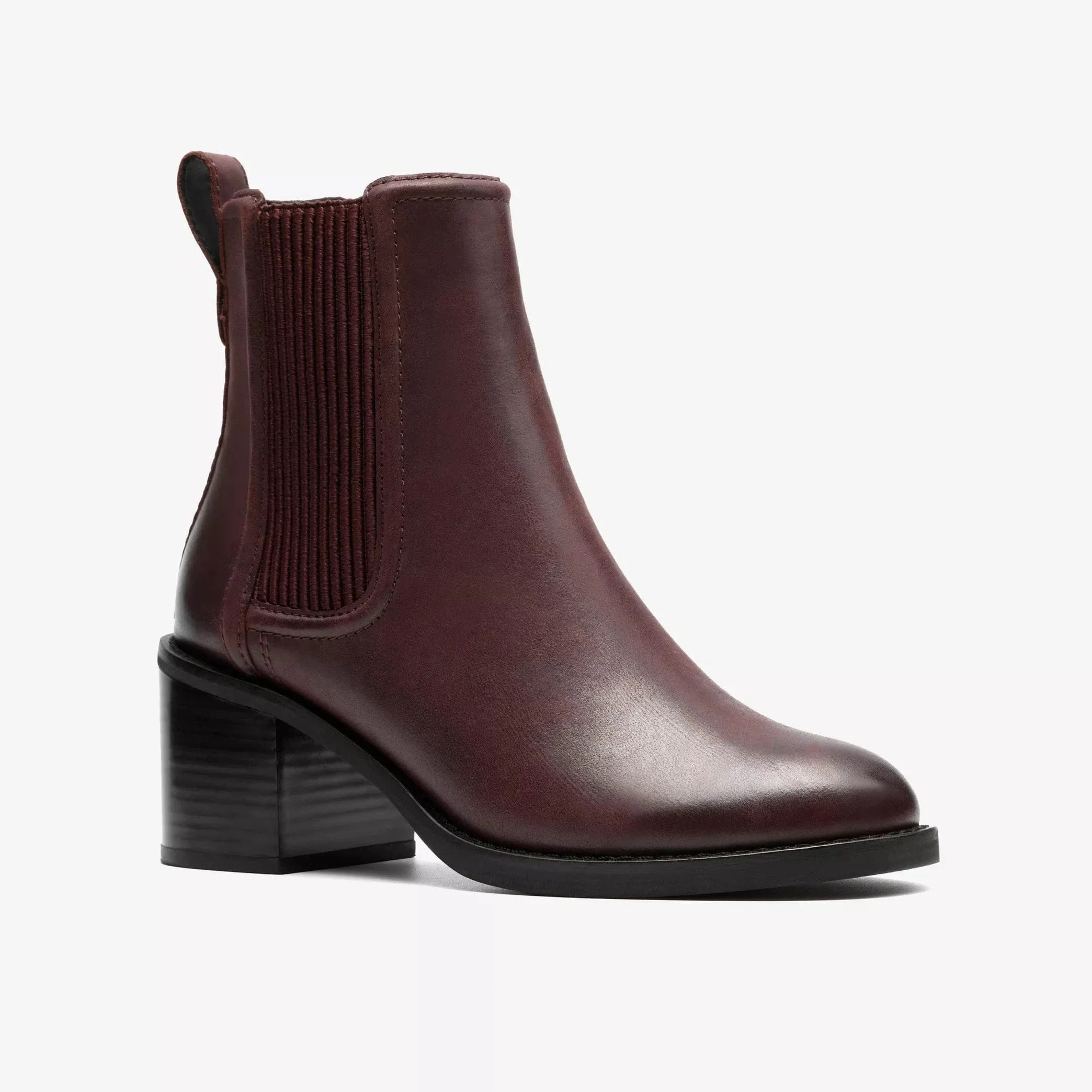 Clarks Women's Chamberly Top Heeled Boots- Merlot Leather - Image 2