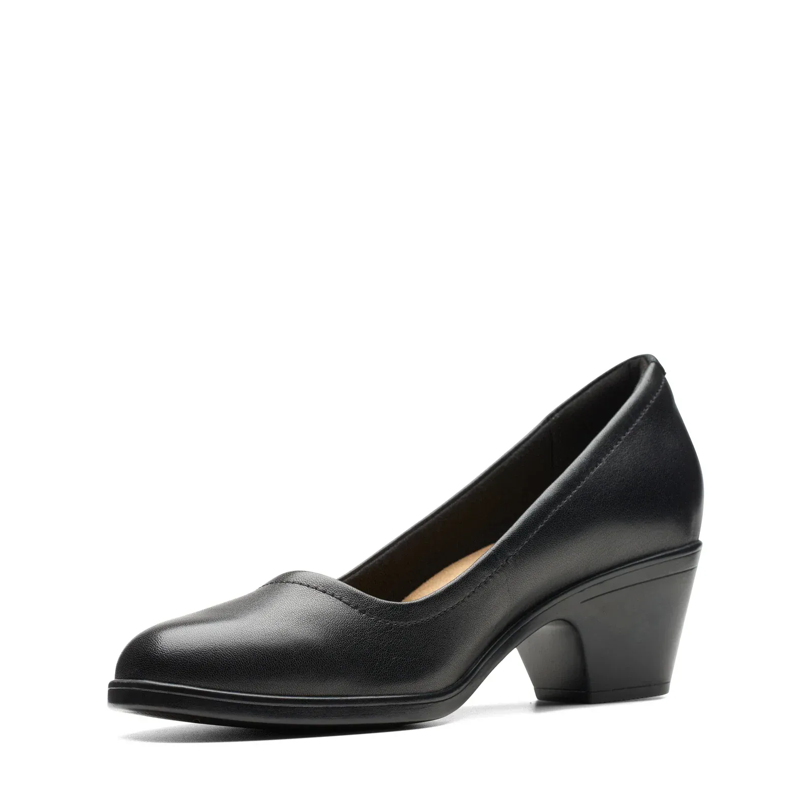 Clarks Women's Emily 2 Ruby Pumps- Black - Image 4